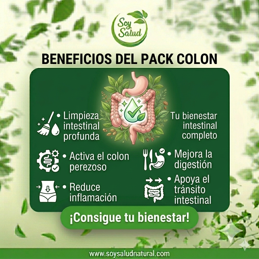 Pack Colon y Estreñimiento | Limpieza Intestinal Natural – Soy Salud