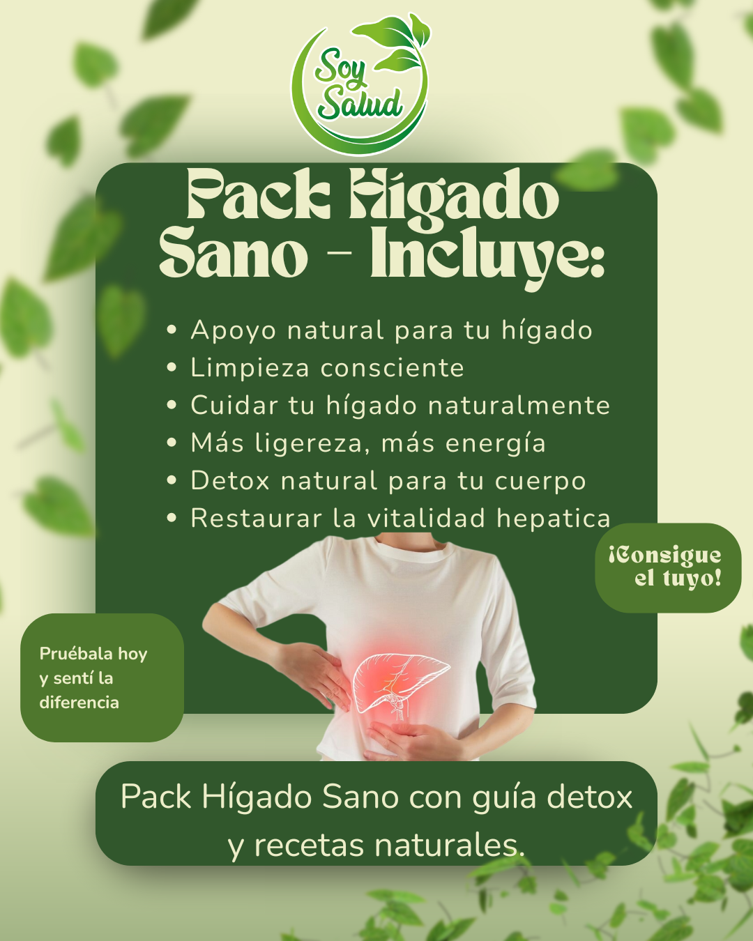 Pack Hígado Sano Natural – Guía Detox y Apoyo para la Salud Hepática