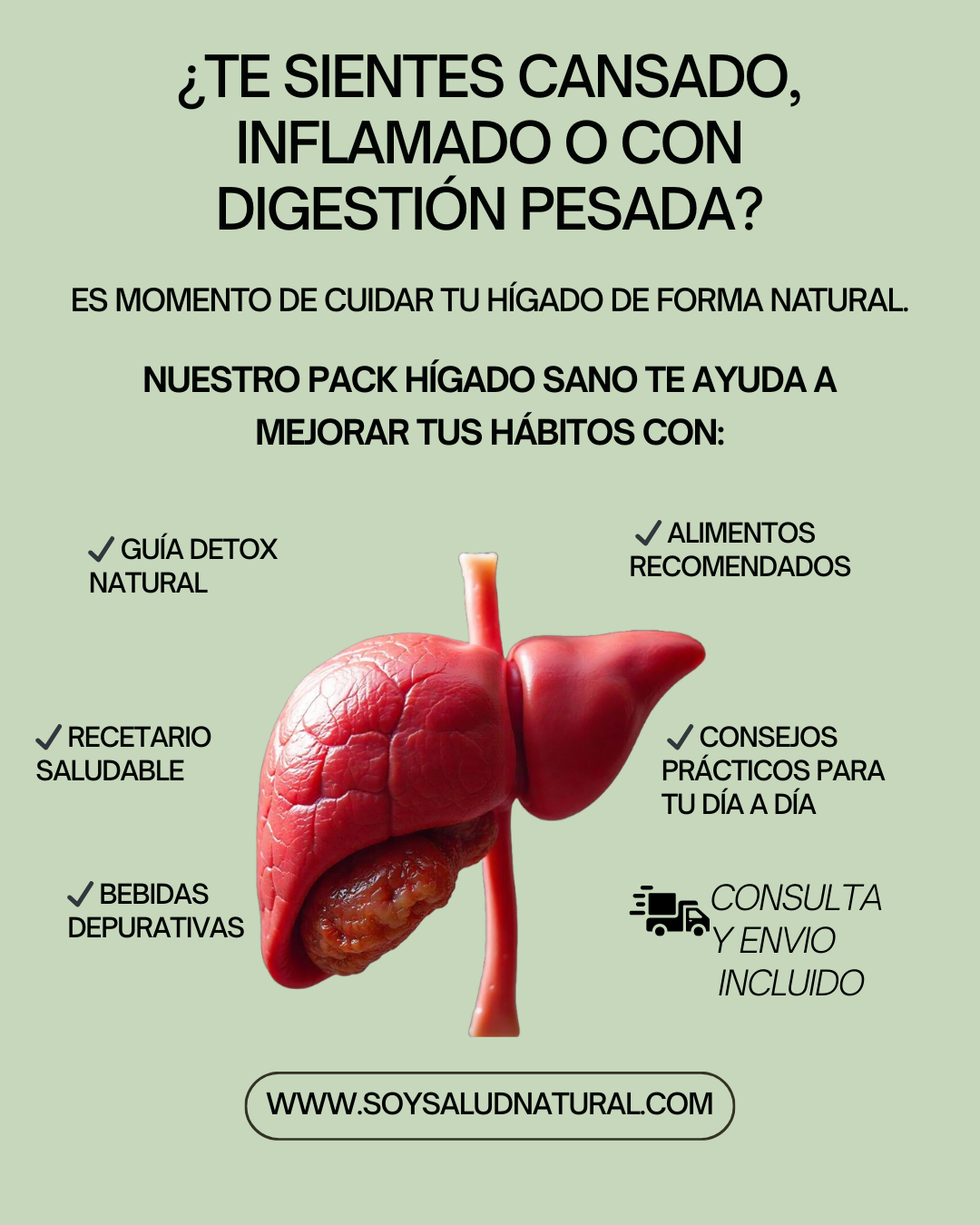 Pack Hígado Sano Natural – Guía Detox y Apoyo para la Salud Hepática
