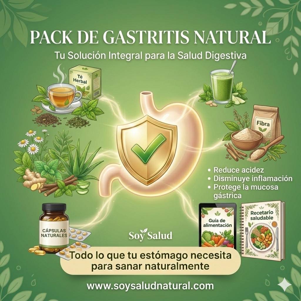 Pack Anti-Gastritis Natural | Limpieza Intestinal y Salud Digestiva