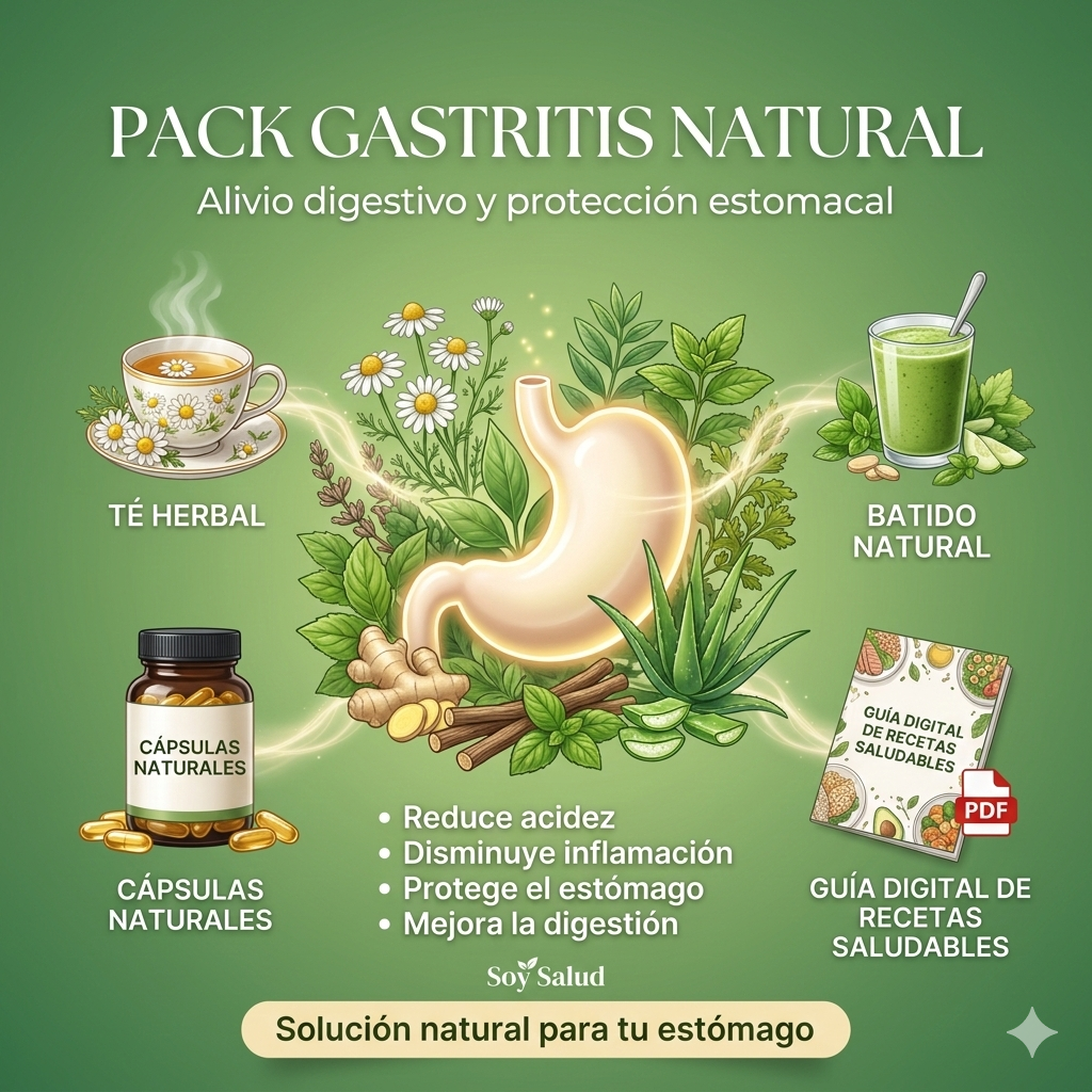 Pack Anti-Gastritis Natural | Limpieza Intestinal y Salud Digestiva