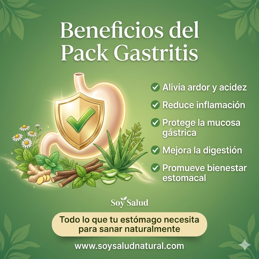 Pack Anti-Gastritis Natural | Limpieza Intestinal y Salud Digestiva